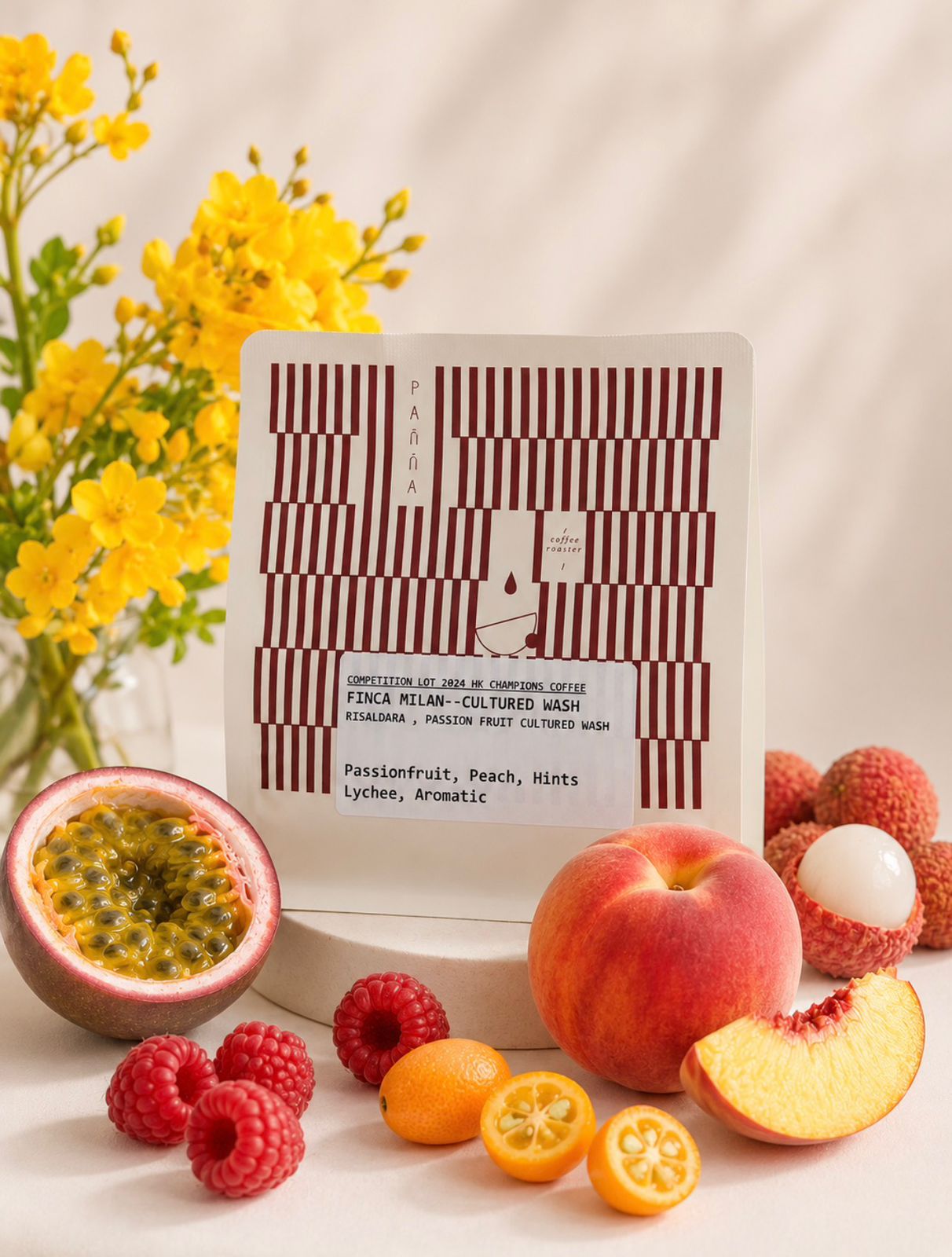 Finca Milan Special Lot Passionfruit and Passionfruit flower